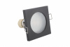 DK3015-BK Встраиваемый светильник влагозащ., IP 44, 50 Вт, GU10, черный, алюминий