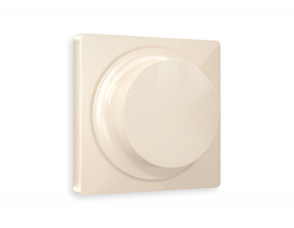 Лицевая панель ALFA (Бежевый глянец) для светорегулятора универсального QUANT AP3055