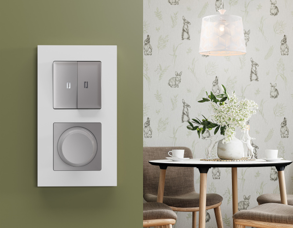 Рамка ALFA Qubi (Белый матовый) 4-ая AF250124