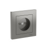 Systeme Electric AtlasDesign Сталь Розетка без заземления, 16А, в сборе, быстрозажим. клем.