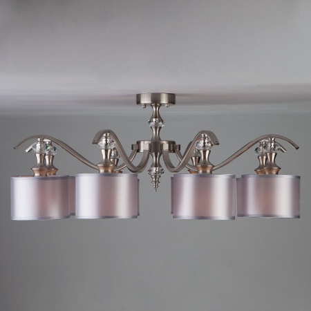 Потолочная люстра 60070/8 сатин-никель Eurosvet Ofelia