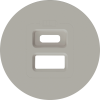 Donel Накладка для розеток USB, матовый кашемир, серия D16, DO28635