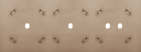 Donel Рамка тройная на 1+1+2 тумблера, тип C/D, латунь, серия N96 Superfine, DTFLA3112MB