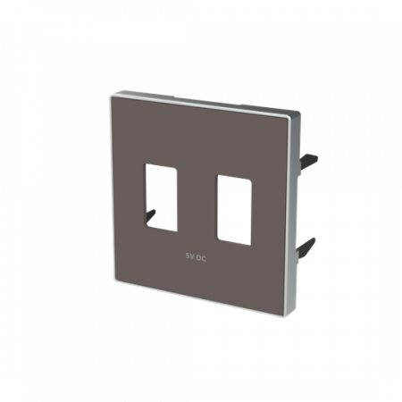 ABB SKY Тауп Накладка для механизма 2хUSB зарядного устройства