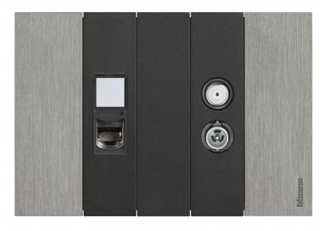 BT Living now Сталь Рамка итальянский стандарт 3 мод