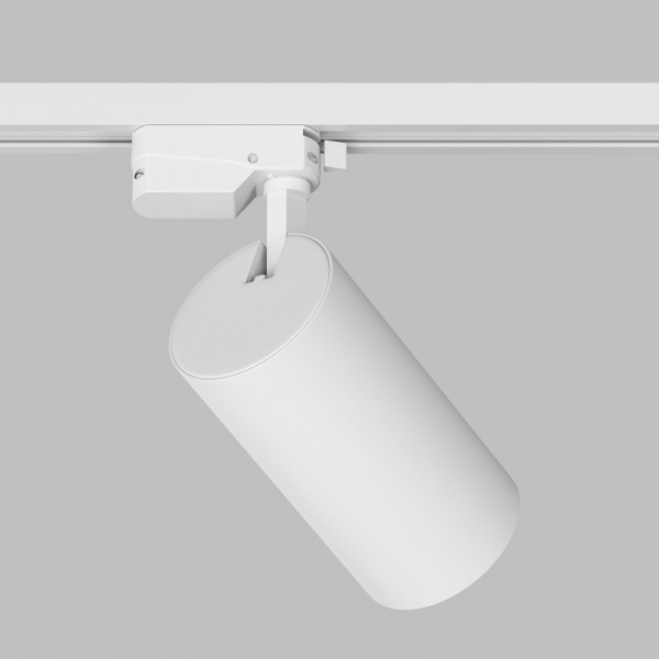 DK6456-WH Трековый светильник SOLID KOPER, 155мм, d80, 220V, LED 4000K, 30W, IP20, белый, алюминий