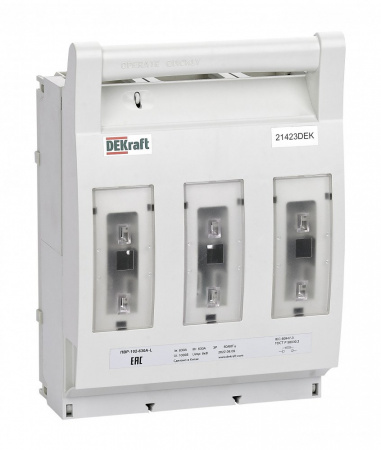 Dekraft ПВР горизонтальный 630А 3ф отключение_1НО+1НЗ_ПВР-102 Dekraft ПВР горизонтальный 630А 3ф отключение_1НО+1НЗ_ПВР-102
