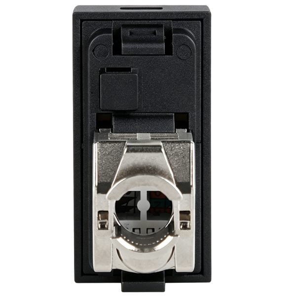 Donel Розетка DEC RJ45 FTP кат.6, 1мод., черн. матовая (22.5х45мм), DECF12ANMF6
