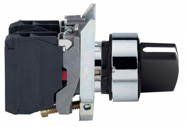 Schneider Electric XB4 Переключатель 1-0-2 черный 2НО