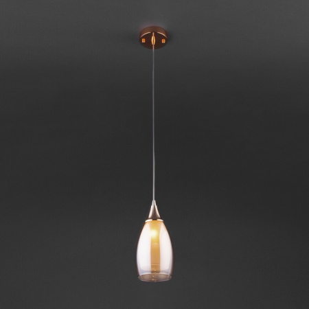 Подвесной светильник с плафоном 50085/1 золото Eurosvet Cosmic