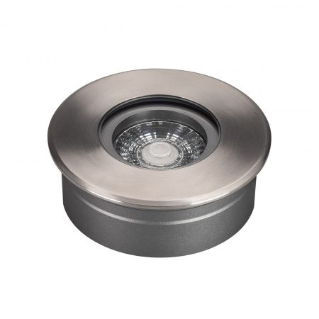 Arlight Светильник ART-GROUND-SLIM-R110-6W Warm3000 (SL, 35 deg, 24V) (IP67 Металл, 3 года)