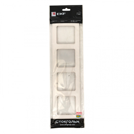 EKF PROxima Стокгольм Белый Рамка 4-ая