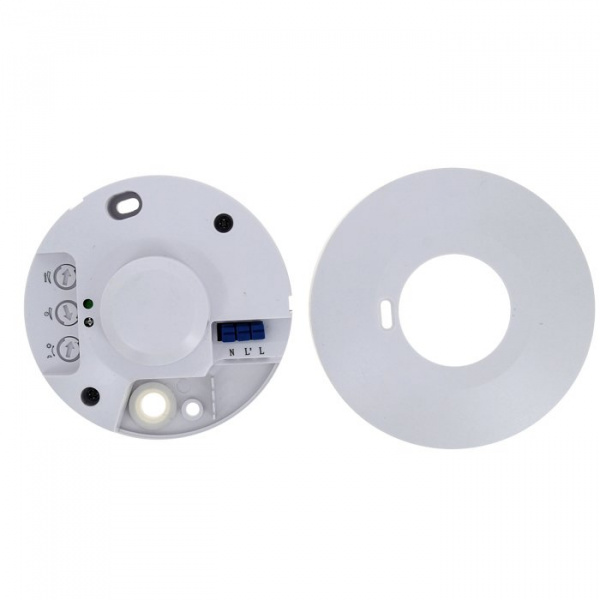 EKF PROxima Микроволновый датчик движения бел. 1200Вт 360гр. до 20м IP20 MW-703