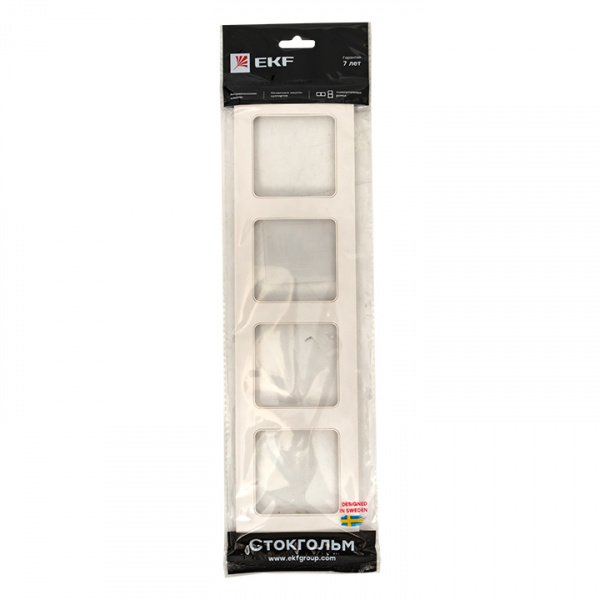 EKF PROxima Стокгольм Белый Рамка 4-ая