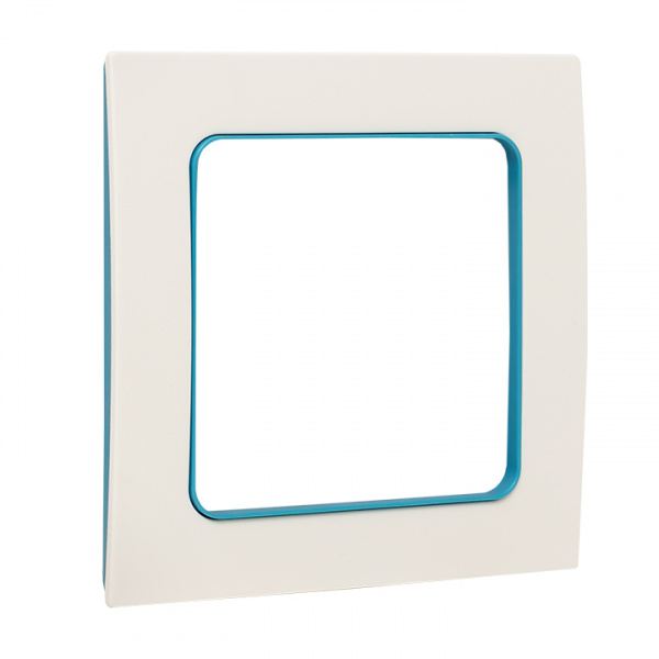 EKF PROxima Стокгольм Белый Линия синяя Рамка 1-ая