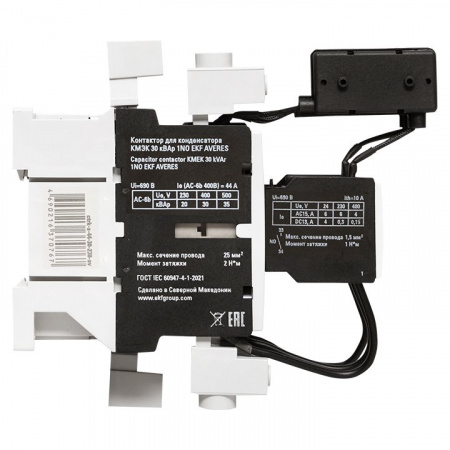 EKF Averes Контактор для конденсатора КМЭК 30 кВАр 230В 1NО