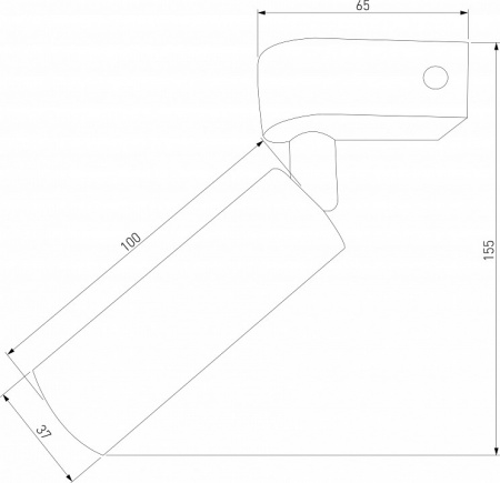 Настенный светильник 20143/1 LED белый Eurosvet Pitch
