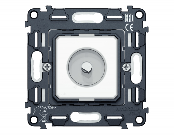 Механизм терморегулятора с датчиком для теплого пола с подсветкой 16A-250V QUANT (EXTRA CONTROL) VM1381