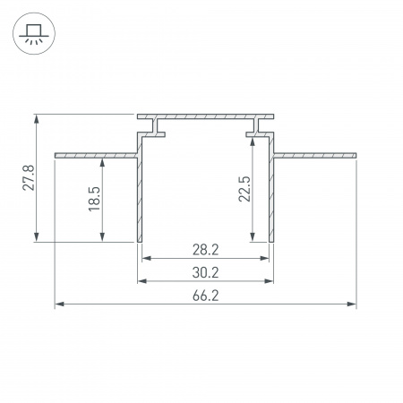 Профиль Arlight Tek-PLS-GH16-2000 019861