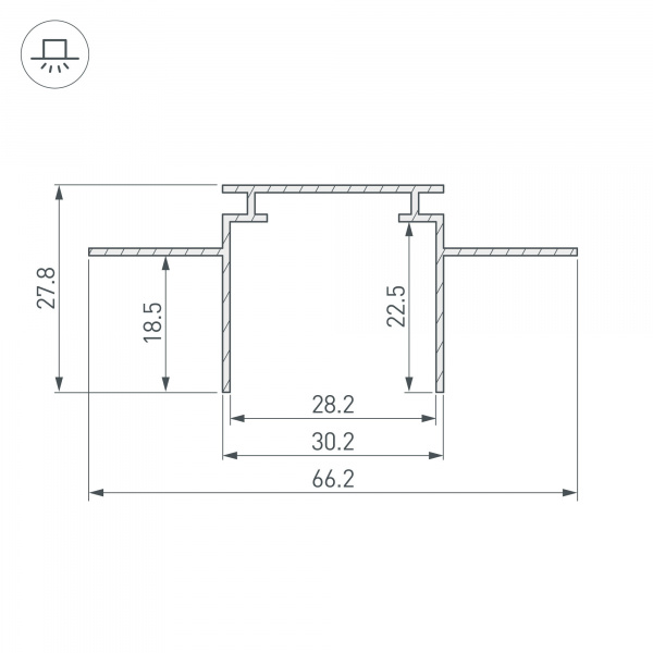 Профиль Arlight Tek-PLS-GH16-2000 019861