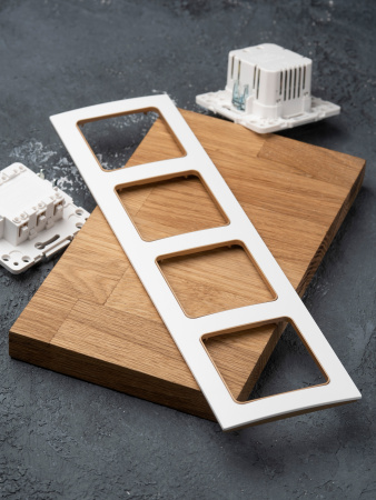 EKF PROxima Стокгольм Белый Линия шампань Рамка 4-ая