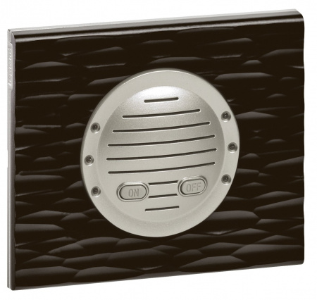 Legrand Celiane2 Corian Черный рифленый Рамка 1-я (2 мод)