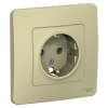 SE Blanca внутр Беж Розетка с/з без шторок,16А, 250В