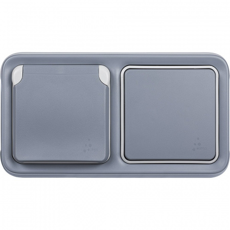 Legrand Plexo Серый Мех Розетка с/з с крышкой, винтовой зажим IP55