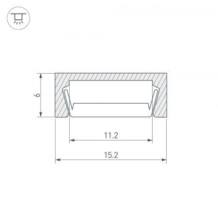 Профиль Arlight Mic-3000 Anod 029763