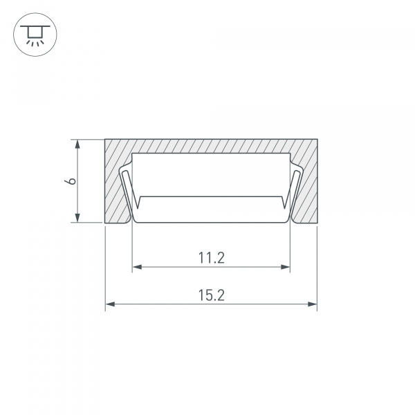 Профиль Arlight Mic-3000 Anod 029763