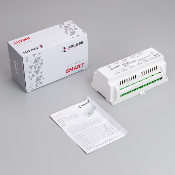 Arlight INTELLIGENT Сплиттер SMART-DMX512-306-72-DIN (12-48V, 2-in, 6-out, RS-485) (IARL, IP20 Металл, 5 лет)