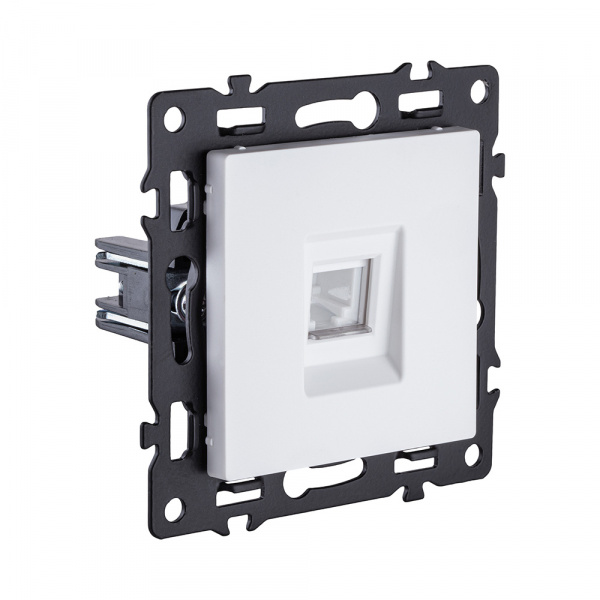 Розетка Ethernet RJ45 Cat.6, белый Kollinger Asthetik AS-017WH