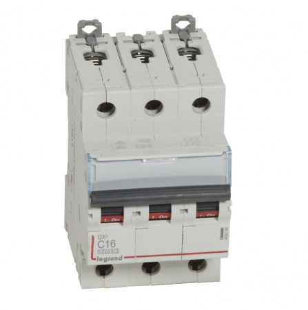 Legrand DX3 Автоматический выключатель 3P 16A (С) 10kA/16kA