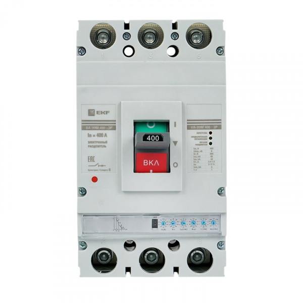 EKF PROxima Автоматический выключатель ВА-99М 400/400А 3P 65кА с электронным расцепителем