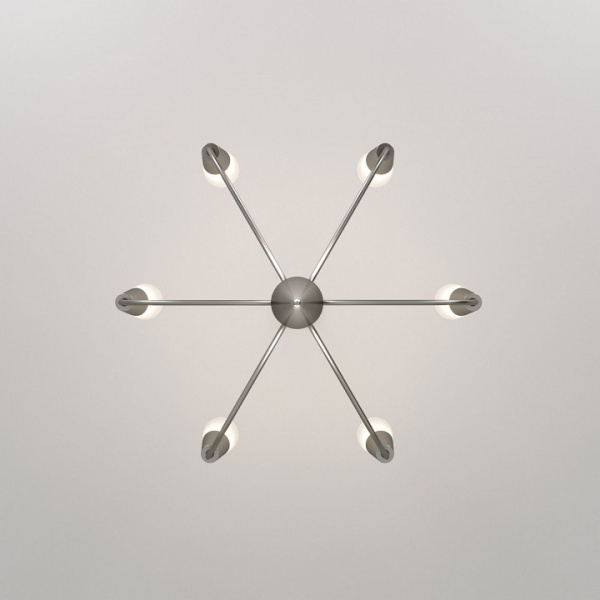 Подвесной светильник 60167/6 никель Eurosvet Rhyton