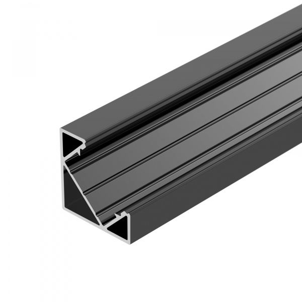Arlight Профиль SL-KANT-H18-2000 BLACK (Алюминий)