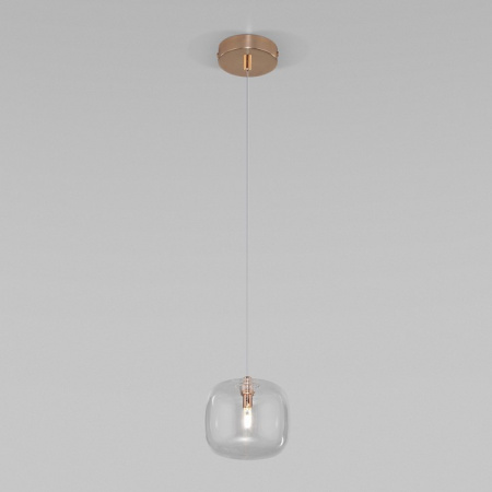 Подвесной светильник со стеклянным плафоном 50128/1 золото Eurosvet Jar