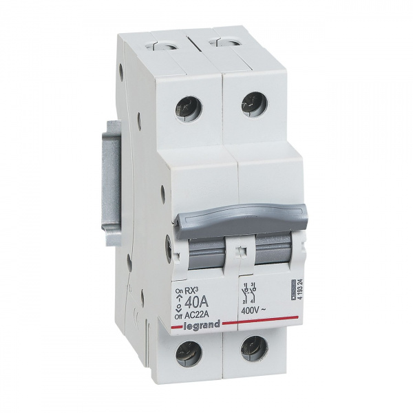 Legrand RX3 Выкл.-разъедин.2П 40A