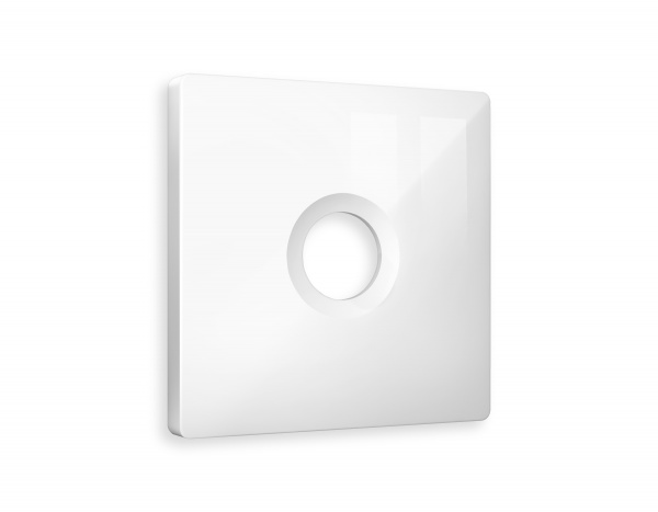 Лицевая панель ALFA (Белый глянец) для TV розетки QUANT AP1130