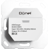 Donel USB зарядное устройство, 3.1A тип A, С белый, DUSB3100WC