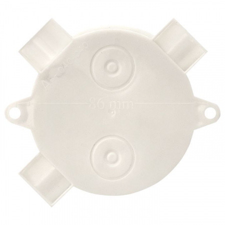 EKF PROxima Коробка распаячная КМР-040-040 трехрожковая белая (70х35)