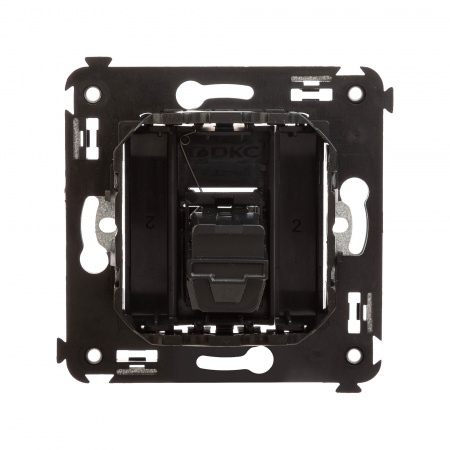DKC Avanti Черный матовый Розетка одинарная тип А-А HDMI