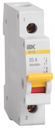 IEK KARAT Выключатель нагрузки (мини-рубильник) ВН-32 1Р 32А