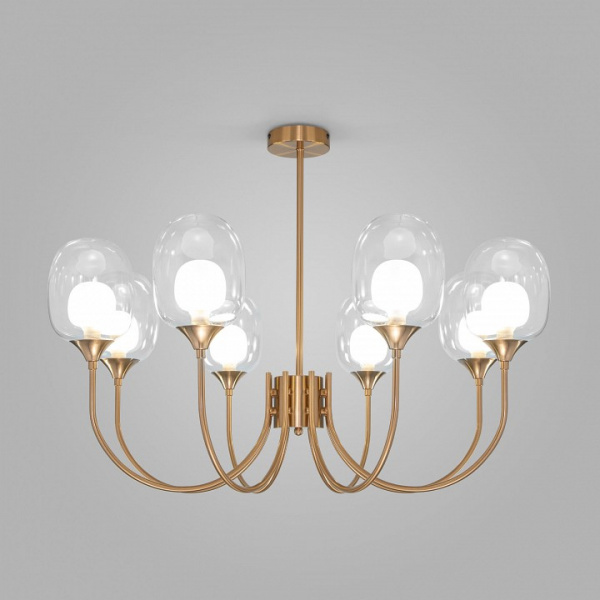 Подвесной светильник 70217/8 латунь Eurosvet Spritz