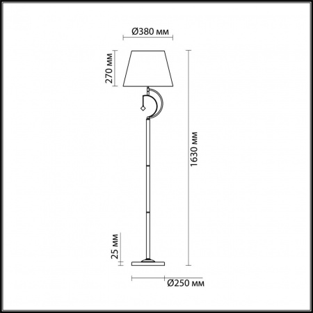 Торшер Lumion Neoclassi Leah 4469/1F