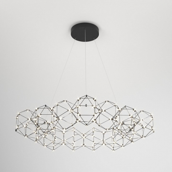 Подвесной светильник 90169/15 черный жемчуг Eurosvet Uma