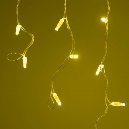 Arlight Светодиодная гирлянда ARD-EDGE-CLASSIC-2400x600-CLEAR-88LED-STD Gold (230V, 6W) (Ardecoled, IP65)