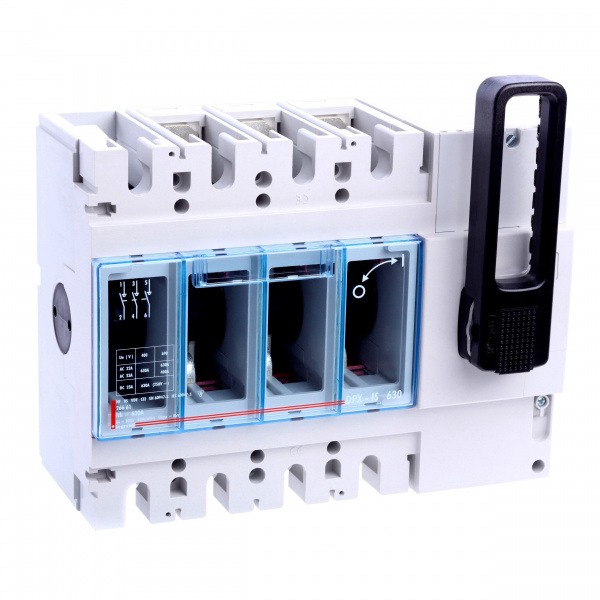 Legrand DPX-I 630 Выключатель-разъединитель 3Р 630А 36kA б/незав. расцепителя с передней рукояткой