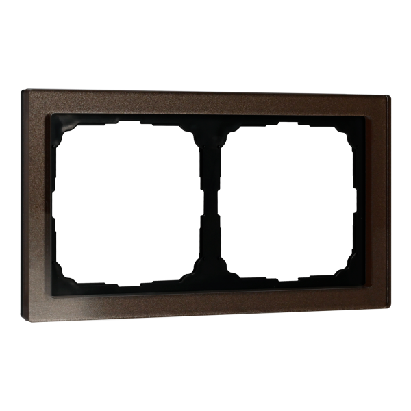 Systeme Electric ArtGallery Pure Органическое стекло Мокко Рамка 2-ая