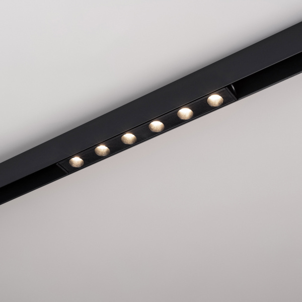 Arlight Светильник MAG-DOTS-25-L200-6W Warm3000 (BK, 30 deg, 24V, DALI) (IP20 Металл, 3 года)